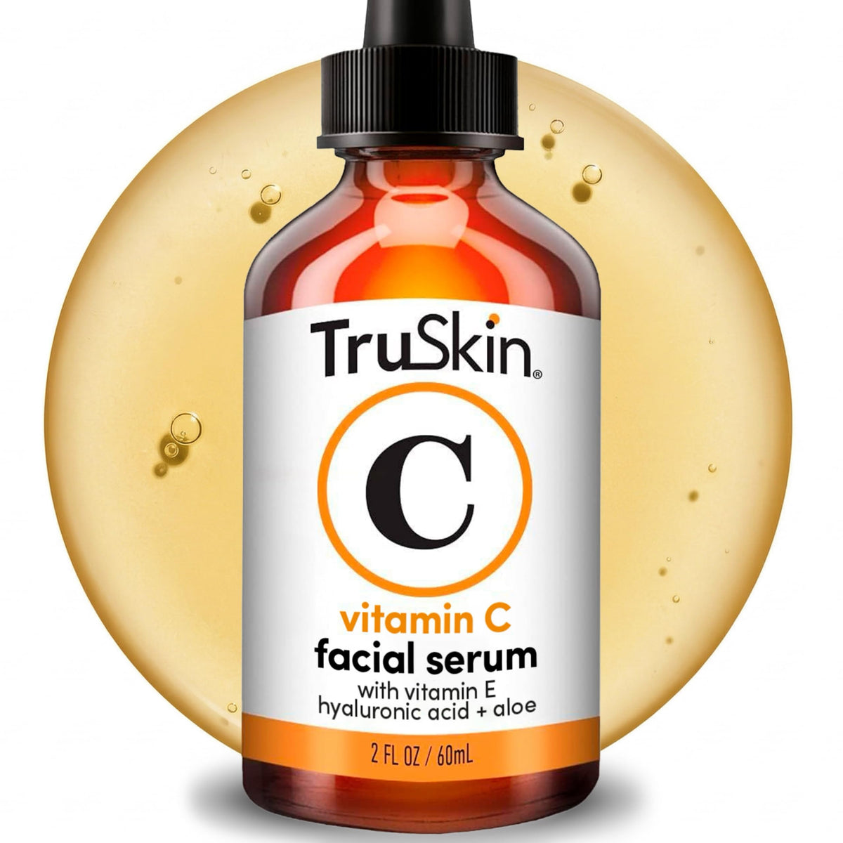 TruSkin front bottle view showing label and product clarity for quick recognition and benefit