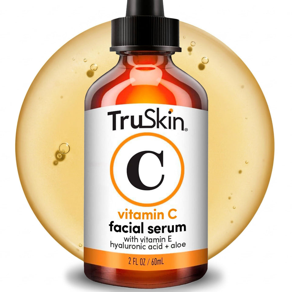 TruSkin front bottle view showing label and product clarity for quick recognition and benefit