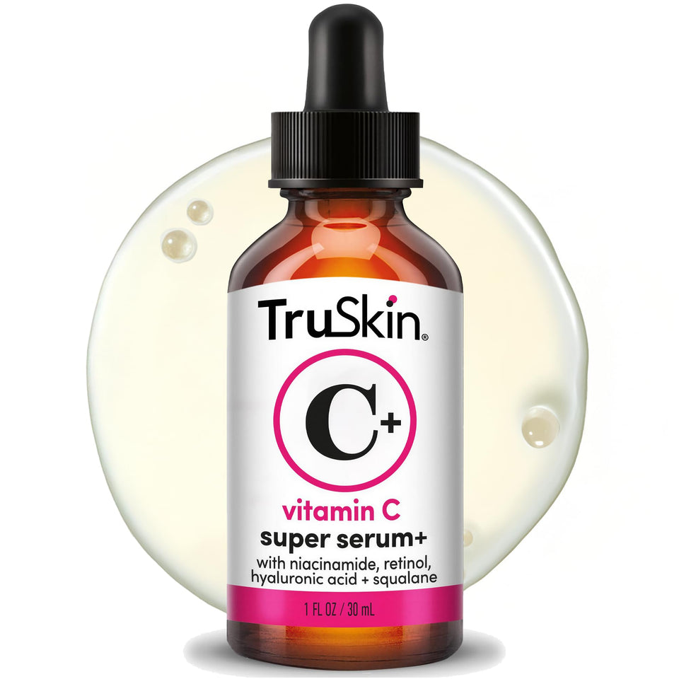TruSkin front bottle view showing clean packaging and product benefits