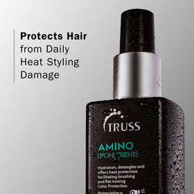 TRUSS close-up of smooth cuticle surface demonstrating frizz control