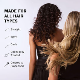 TRUSS product being used during salon blow-dry for thermal protection