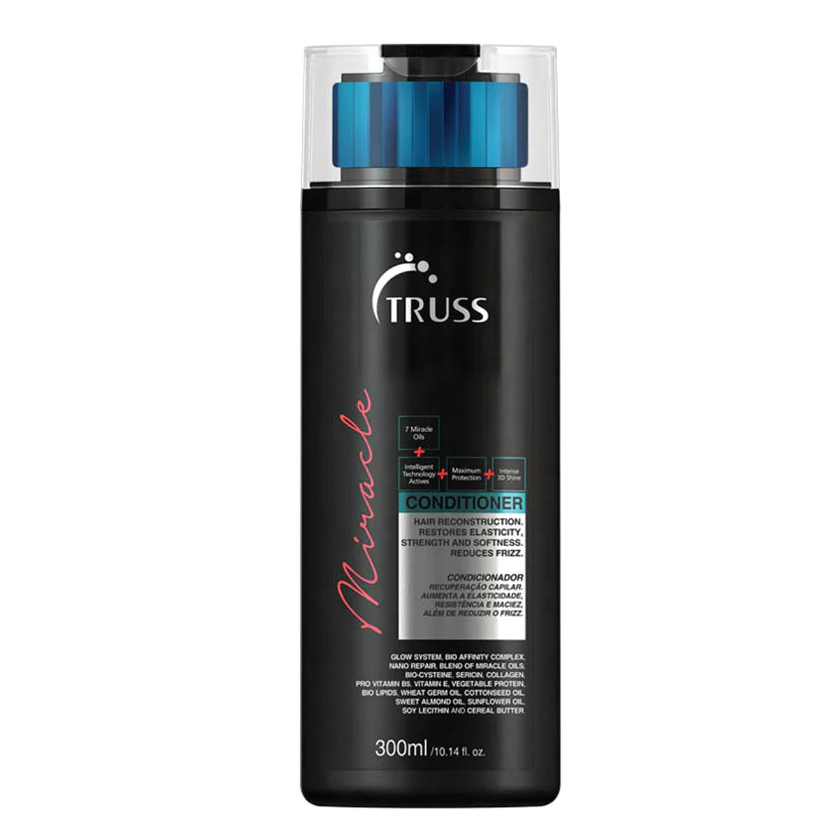 TRUSS bottle front packaging showing product and brand for clear identification
