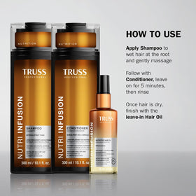 TRUSS ingredients label showing Myrica Fruit Wax and Miracle Oils to highlight nourishing formula