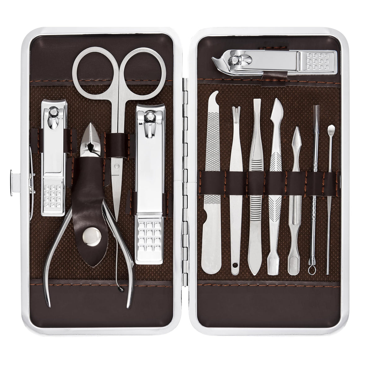 TSEOA open case showing 12-piece kit and organized layout for easy travel