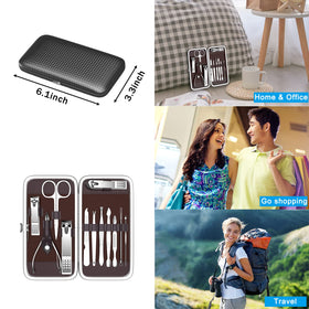 TSEOA closed PU leather travel case conveying protective stylish storage
