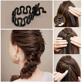 TsMADDTs metal-free hair ties stacked for damage-free hold