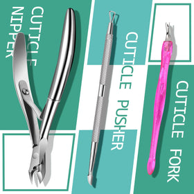 TsMADDTs manicure kit on bathroom counter for convenient at-home nail care
