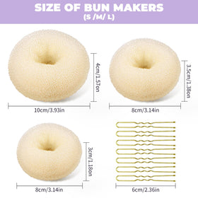 TsMADDTs three size donut rings displayed to show size options