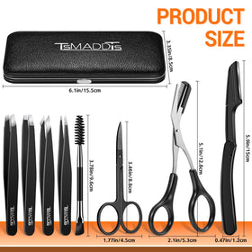 TsMADDTs close-up of four tweezers showing precise tips for accurate plucking