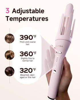 TSUYAGLA hair crimper plate detail for added texture and volume