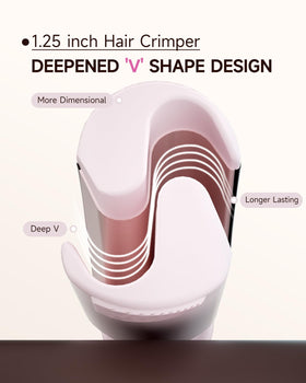 TSUYAGLA rotating ceramic curler in use creating effortless waves