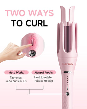 TSUYAGLA temperature controls and indicators showing three heat settings for tailored styling