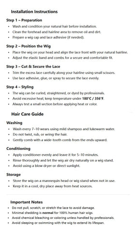 TTSMINS packaging and accessories ready for immediate wear and care
