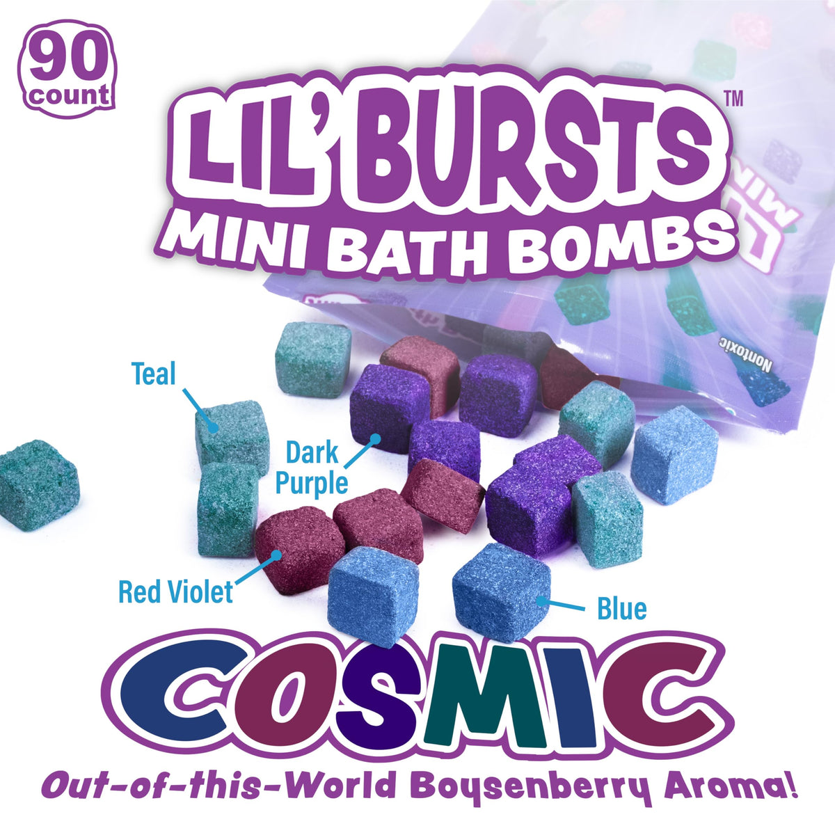 Child dropping a Tub Works mini bath bomb into water for playful bath time