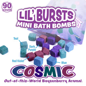 Child dropping a Tub Works mini bath bomb into water for playful bath time