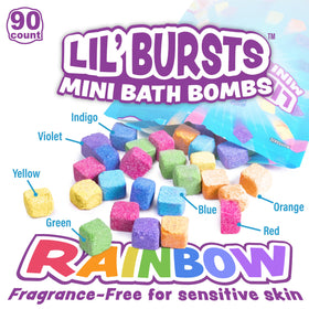 Child playing with Tub Works Lil' Bursts in tub, engaging safe bath play