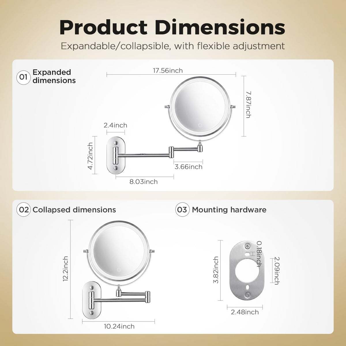tubbede 30x magnification glass detail for precise grooming benefit
