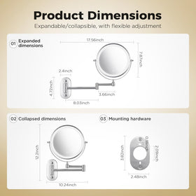 tubbede 30x magnification glass detail for precise grooming benefit