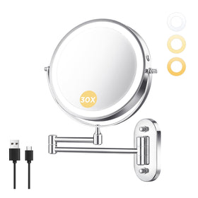 tubbede front mounted mirror showing clean profile and space-saving benefit