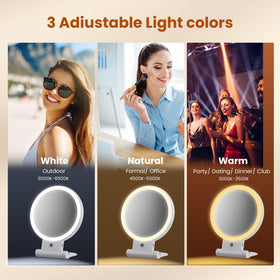 tubbede demo of cool warm natural lights offering true-tone color matching