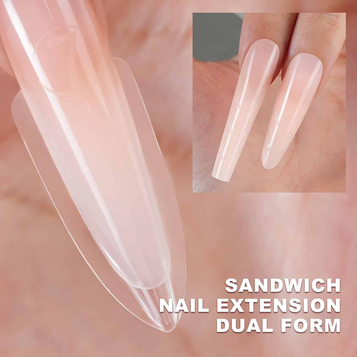 Tucepu display of 15 sizes lined up to help find exact nail fit quickly