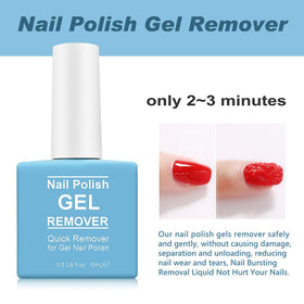 Tudiqe cuticle pusher and scraper included for safe gel removal