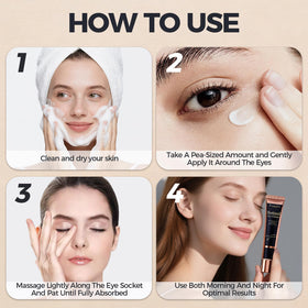 Tuggle retinol under eye cream on bedside table in morning routine setting promoting daily use habit