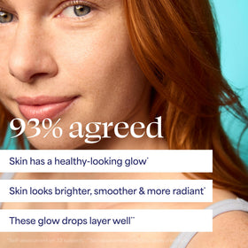 TULA applied on back of hand blended benefit: shows buildable, streak‑free coverage