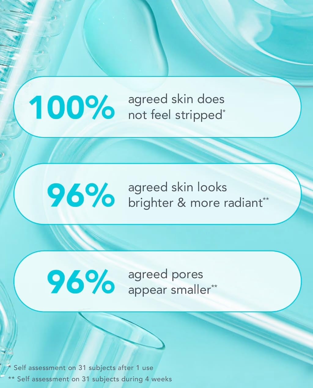 TULA bottle staged beside serum and moisturizer illustrating routine compatibility