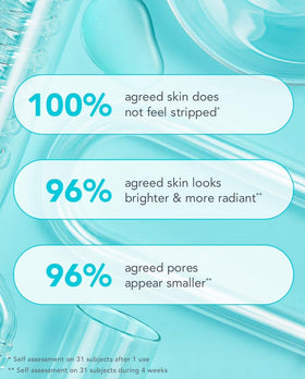 TULA bottle staged beside serum and moisturizer illustrating routine compatibility