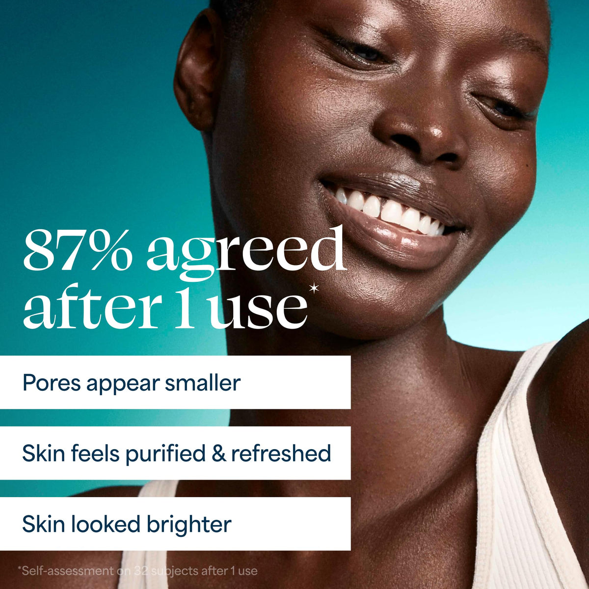 TULA clarifying tonic next to everyday items showing 5.07 fl oz size and travel-friendly benefit