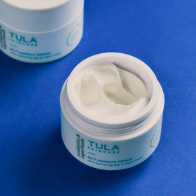 TULA close-up of cream texture illustrating non-greasy absorbency benefit