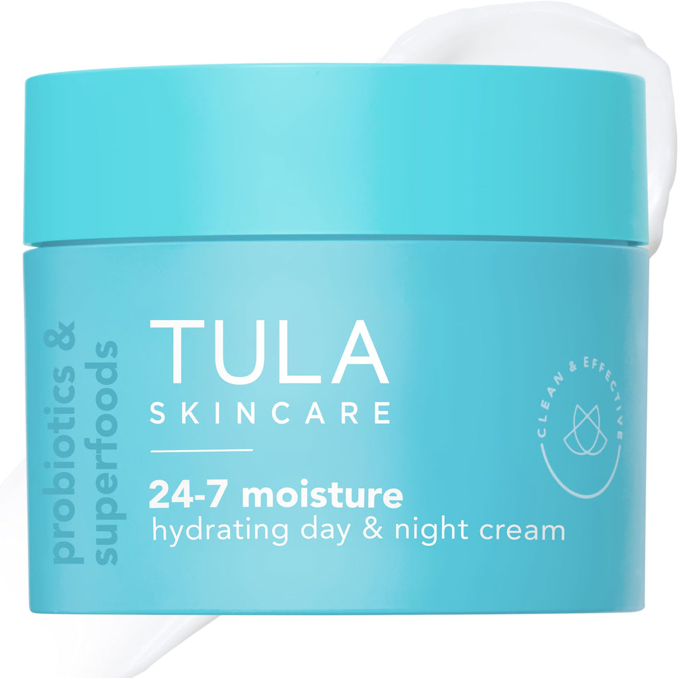 TULA front jar 3.4 oz showing product and brand for long-lasting hydration