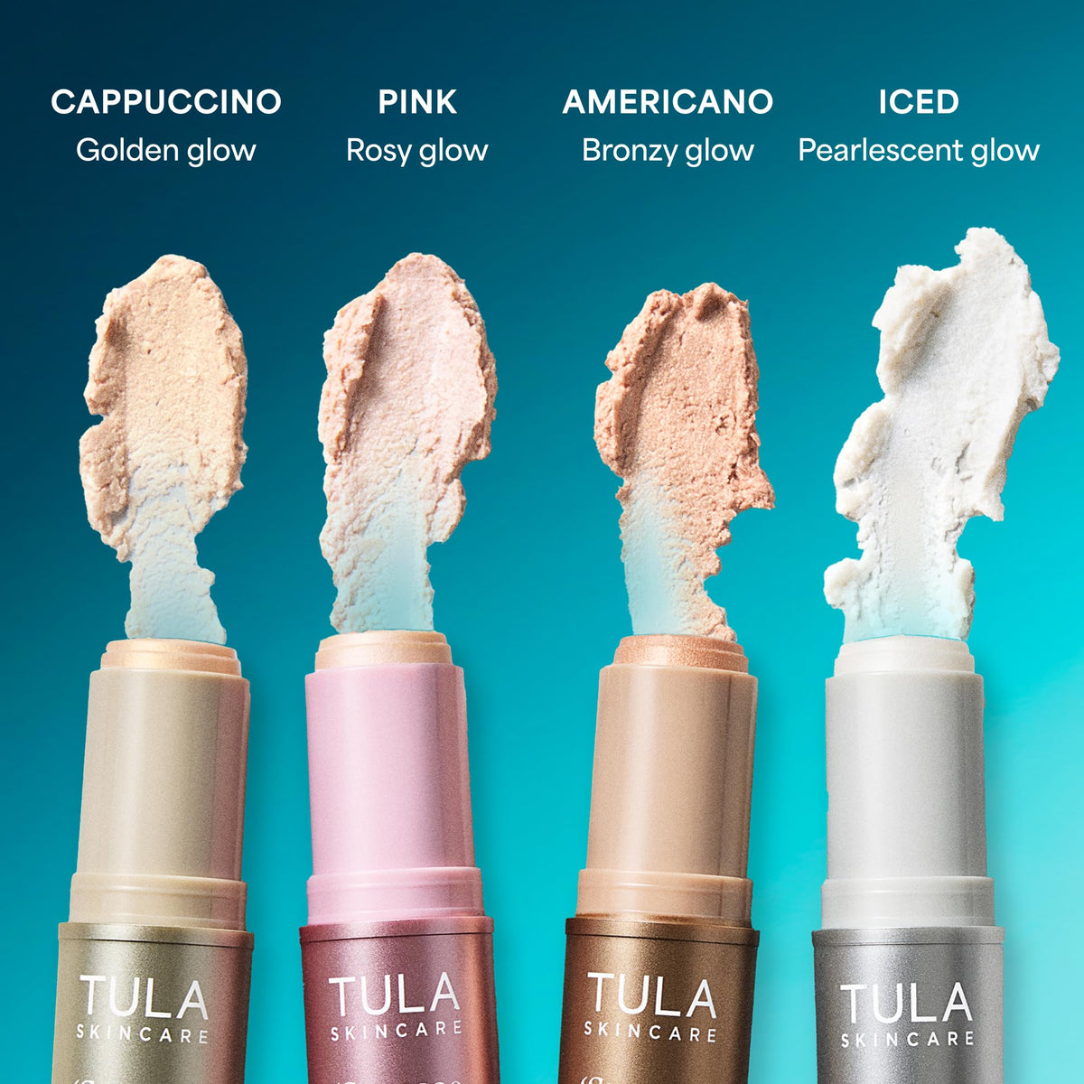 TULA eye balm in a travel pouch illustrating on-the-go skincare ease