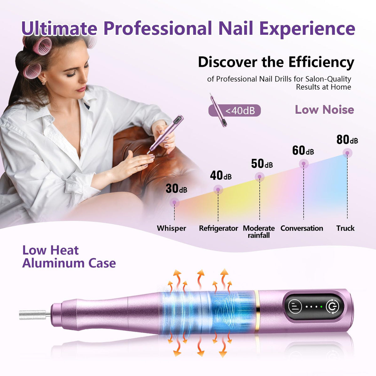 TUOBEO dust-proof cap and cleaning brush protecting bits and maintaining hygiene