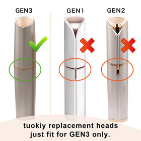 tuokiy close-up of double-precision blades delivering accurate, gentle trimming