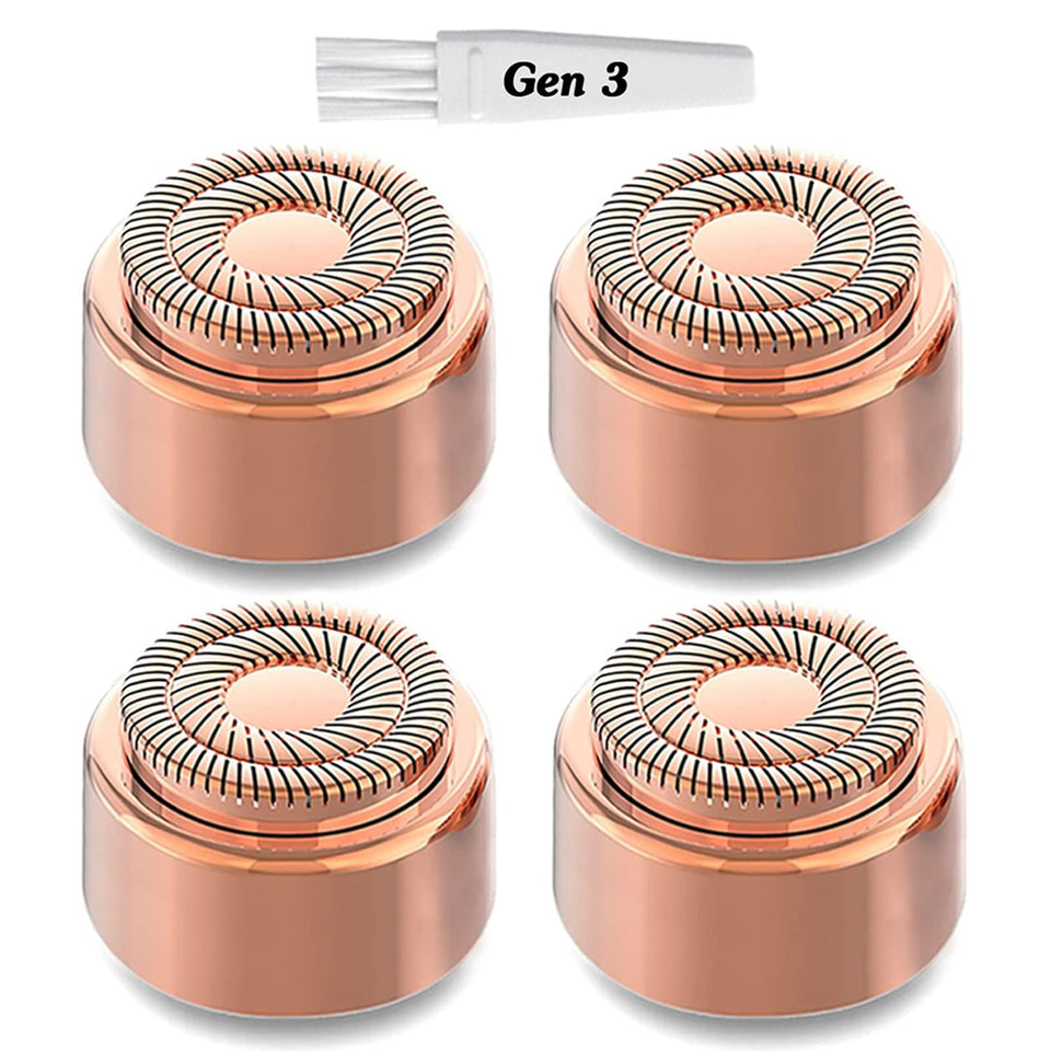 tuokiy front packaging showing four Gen 3 replacement heads and clear labeling benefit longevity