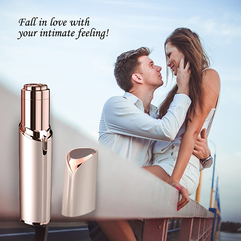 tuokiy head installed in facial hair remover in hand, comfortable precise use