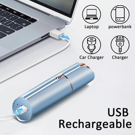 tuokiy USB cable plugged in demonstrating rechargeable power convenience