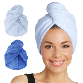 Turbie Twist front packaging showing two-color set and quick-dry benefit