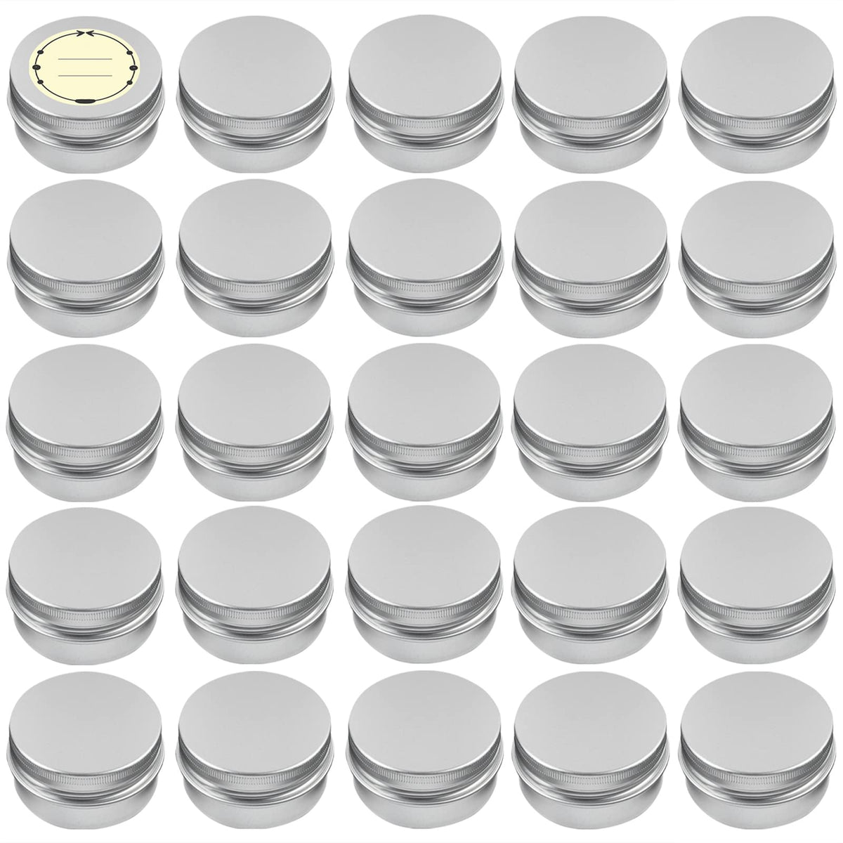 TUZAZO front view of 24-pack aluminum tins showing neat packaging and capacity benefit