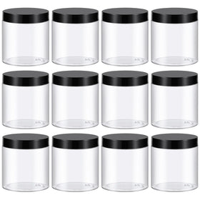 TUZAZO front view of clear jar showing convenient visibility and neat presentation