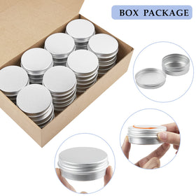 TUZAZO assortment of labeled tins for organized product identification benefit