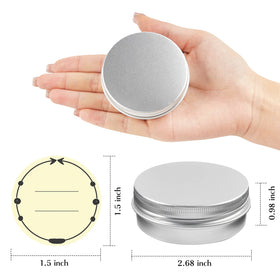 TUZAZO inside view of open tin showing smooth aluminum texture and corrosion resistance