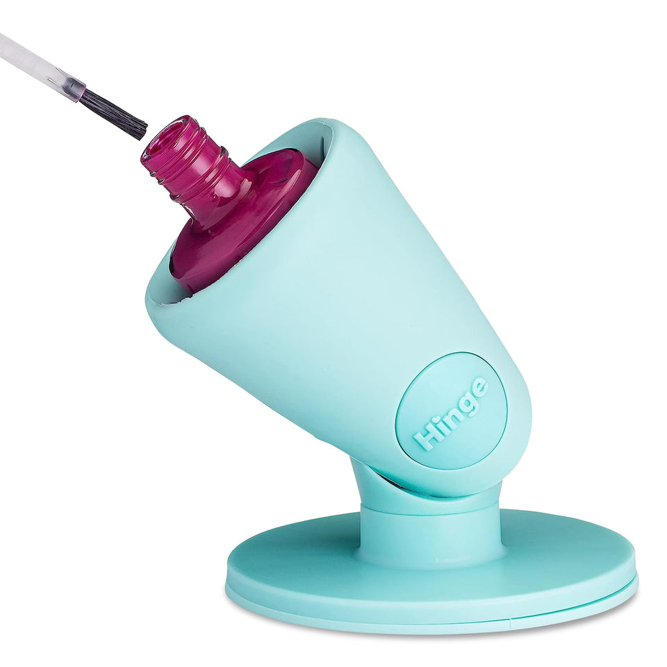 tweexy front view of Hinge holder showing zen green color and tidy setup