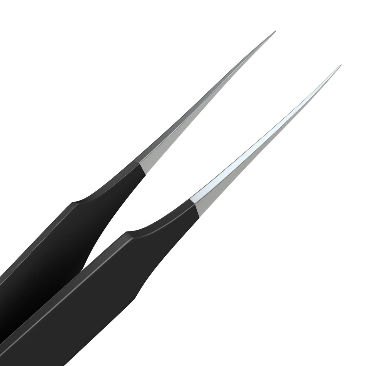 Tweezees close-up of pointed tip highlighting extra sharpness for accurate grabs