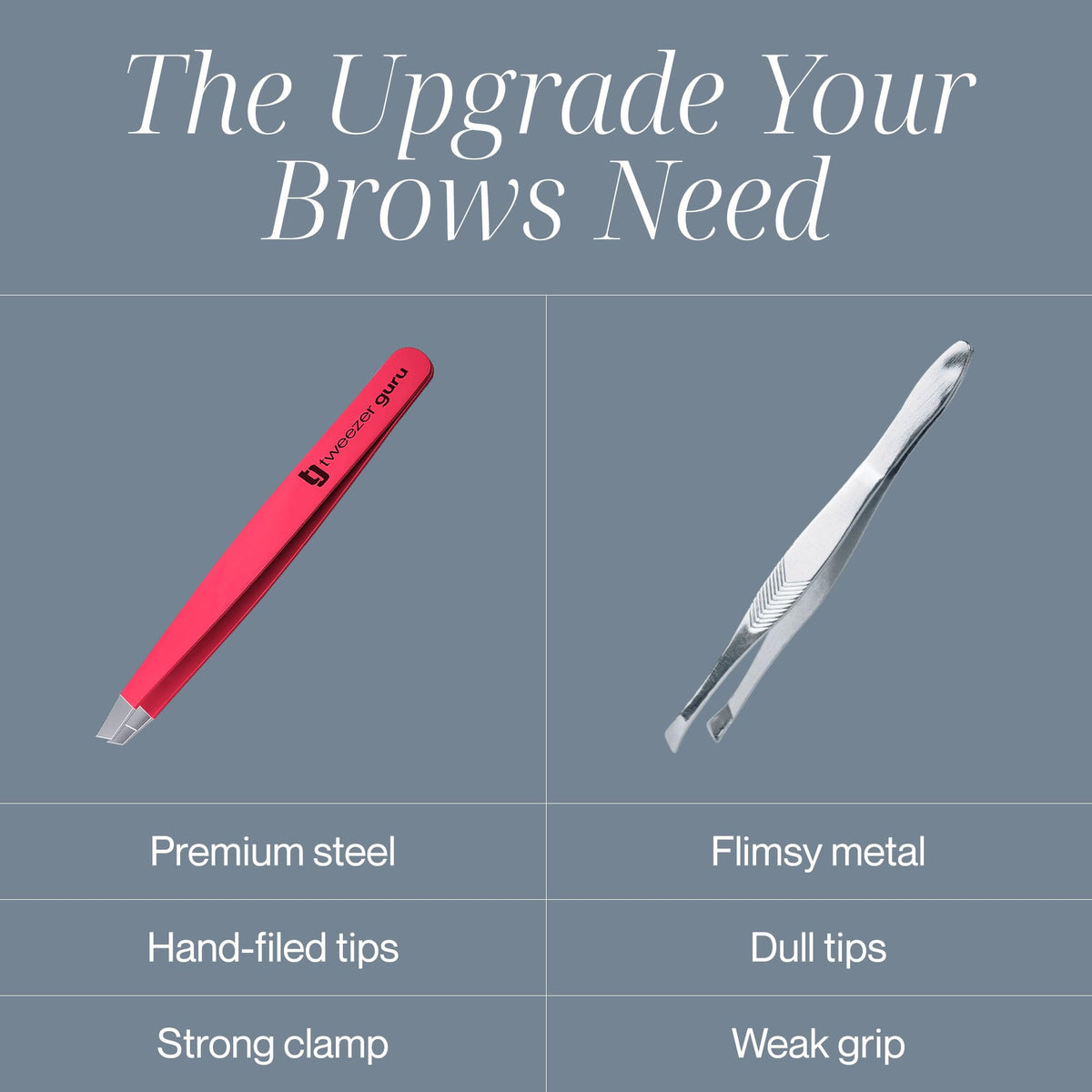 TWEEZER GURU beside a coin for size comparison indicating compact and pocketable tool