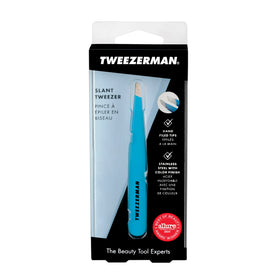 Tweezerman blue jewel packaging label showing brand and product details