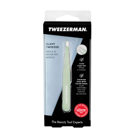 Tweezerman cleaning with alcohol wipe to show hygienic maintenance and longevity