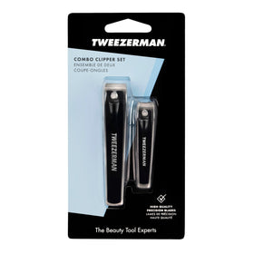 Tweezerman fingernail clipper in use offering controlled trimming and neat results